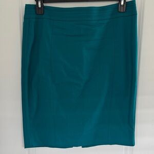 White House Black Market Turquoise Pencil Skirt